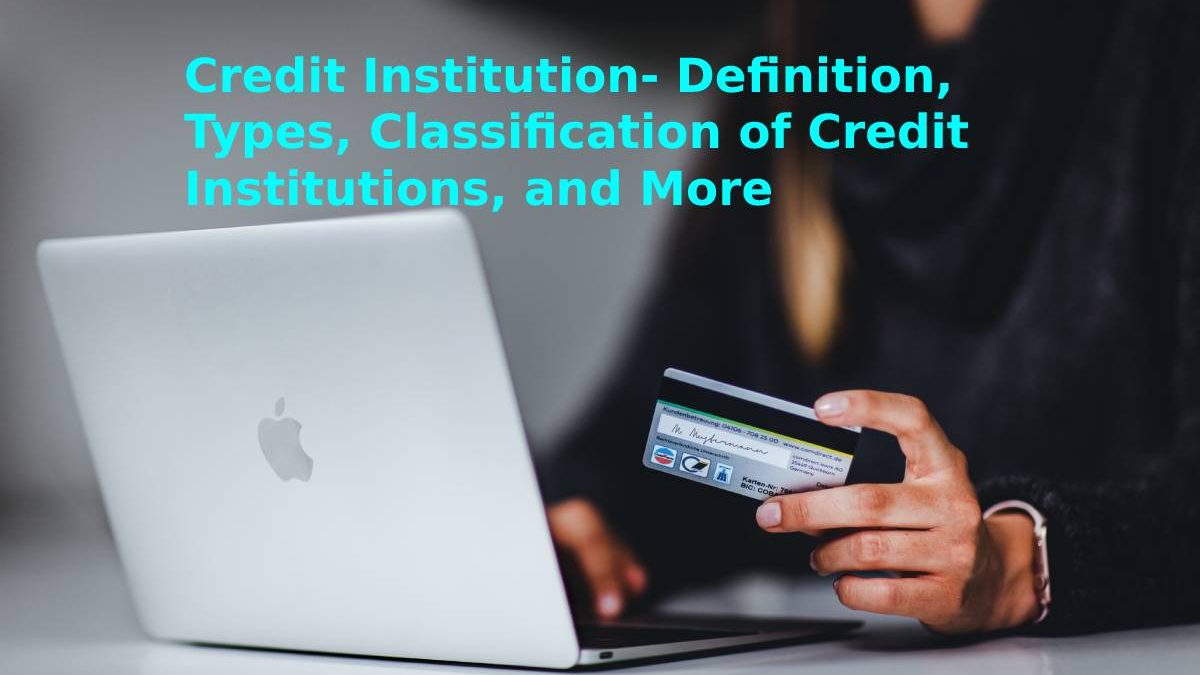Credit Institution- Definition, Types, Classification of Credit Institutions, and More