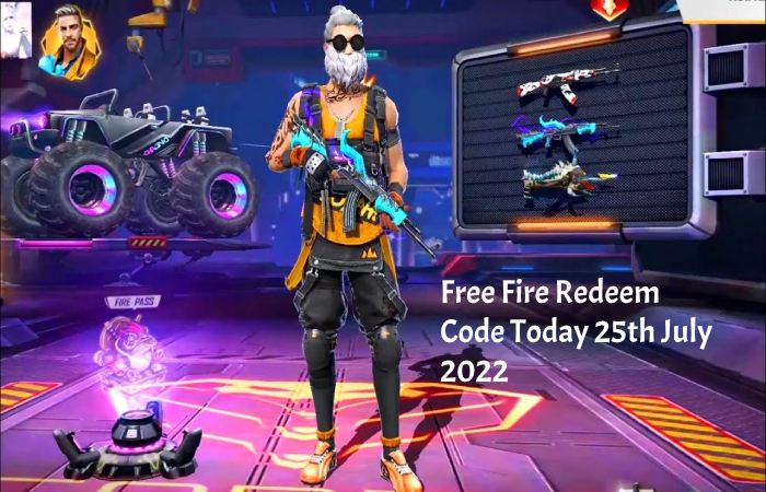 Free Fire Redeem Code Today 25th July 2022
