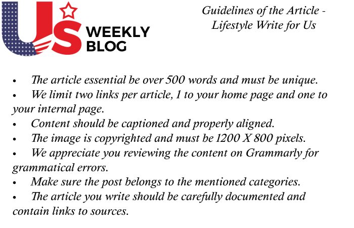 Lifestyle Write for Us Guidelines