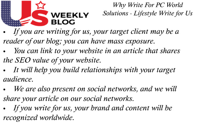 Lifestyle Why Write for Us