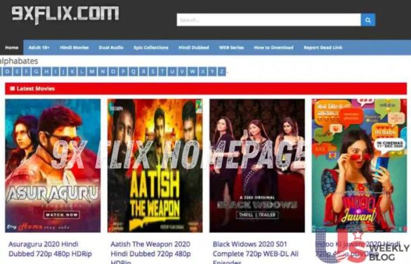 9x Flix Homepage